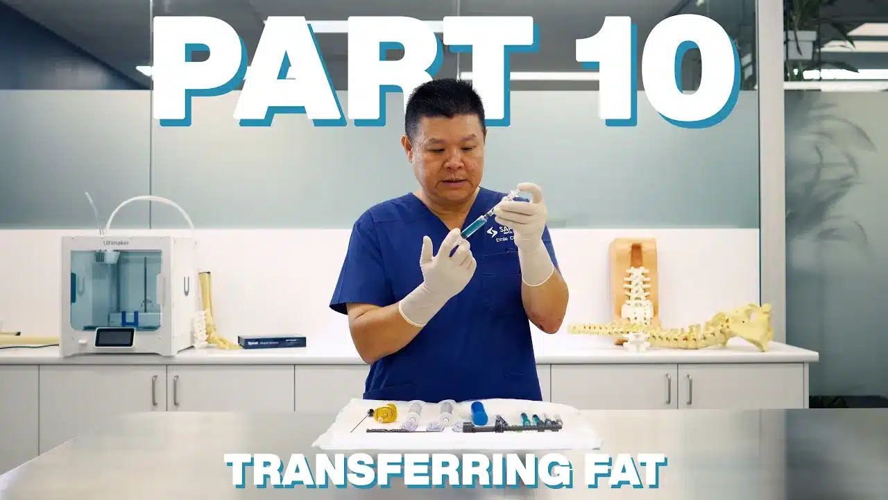 24K FAT GRAFTING SYSTEM and ADINIZER: Part 10 – Transferring Fat