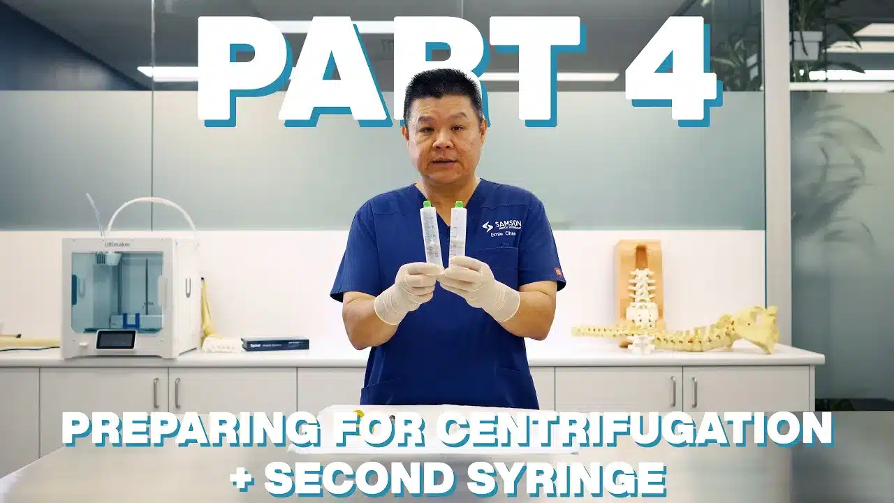 24K FAT GRAFTING SYSTEM and ADINIZER: Part 4 – Preparing for Centrifugation + Second Syringe