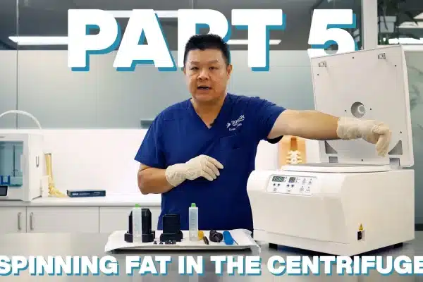 24K FAT GRAFTING SYSTEM and ADINIZER: Part 5 - Spinning Fat In The Centrifuge